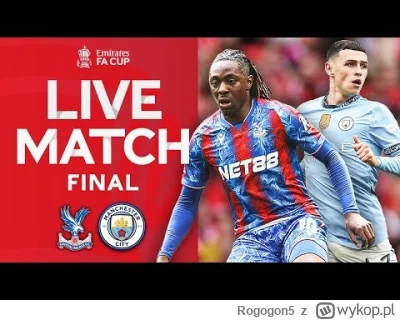 Rogogon5 - #mecz Oglada ktos final pucharu Anglii? Jest na YT https://www.youtube.com...
