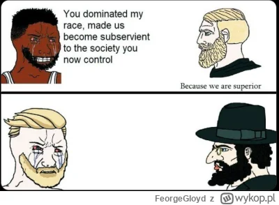 FeorgeGloyd - Są dwa powody przez które moggujemy reszte ras

1. W naszej kulturze kł...