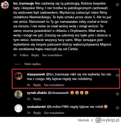 hlebak - dzisiaj dowiadujemy się że on nigdy dla jego lajta nie robił

#kononowicz #p...