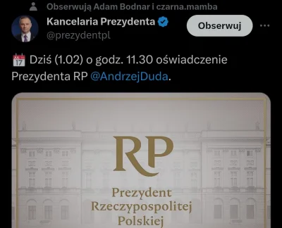 CipakKrulRzycia - #cenzoduda #polityka  #bekazpisu Abdykuje?