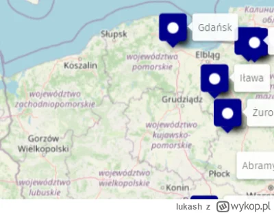 lukash - Potrzebuje zrobić mapę Polski z zaznaczonymi kilka miastami i wsiami, znacie...