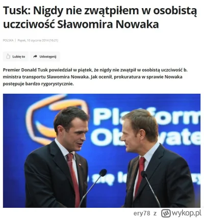 e.....8 - Tusk zawsze wierzył w swojego kumpla mimo oczywistych dowodów na łapówkarst...