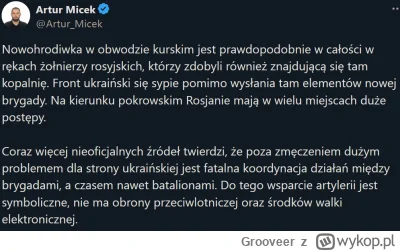 Grooveer - Co ten zachód tak słabo pomaga, że Ukraina ma tak mało artylerii, OPL i WR...