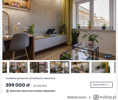 dddobranoc - 22700zł za metr w Nowej Hucie xD to cudowne 17m2 może być Twoje! #krakow...