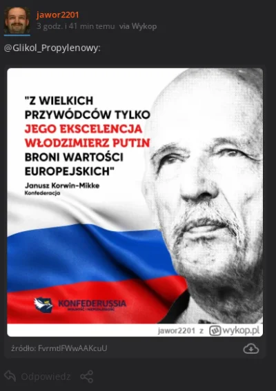ibilon - >przecież to wypowiedź z 2020 roku. Wtedy prawie każdy polityk miał podobne ...