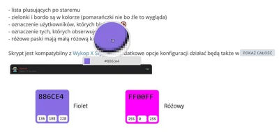 damek - @WykopX: zmieniłeś fiolet na róż? └[⚆ᴥ⚆]┘