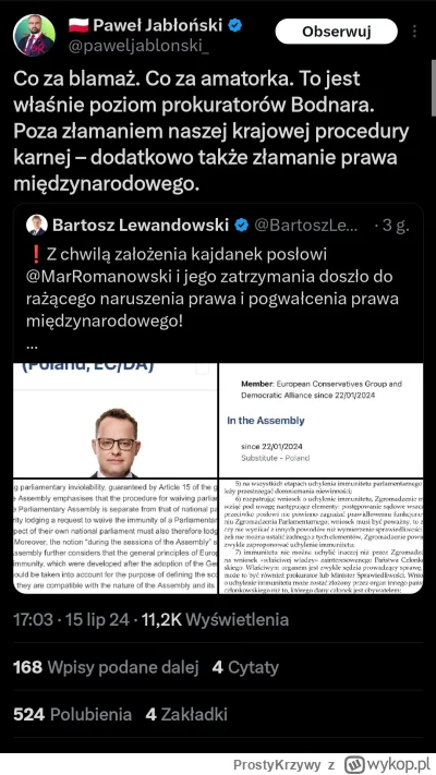 ProstyKrzywy - @ProstyKrzywy tymczasem wolnomyślący, samodzielni z nie partyjnym prze...