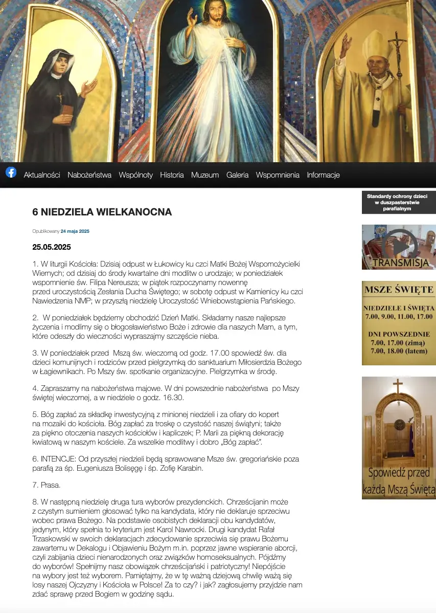 pawloka1 - Słynny punkt nr 8 zniknął już ze strony internetowej parafii. Ale internet...