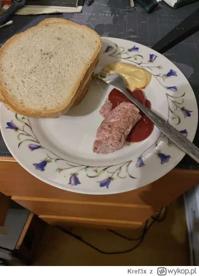 Kref3x - #przegryw  jem kielbase swojska a wy zazdrosni