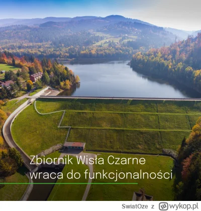 SwiatOze - ⛵️Zakończono modernizację zapory Wisła Czarne w Beskidzie Śląskim. Dzięki ...