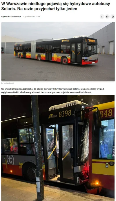 R187 - W wypadku brał udział autobus hybrydowy, chyba nie ma wątpliwości, że to wszys...