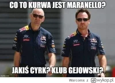 Warcomx - Będziemy tęsknić Panie Napalony. 

#f1
