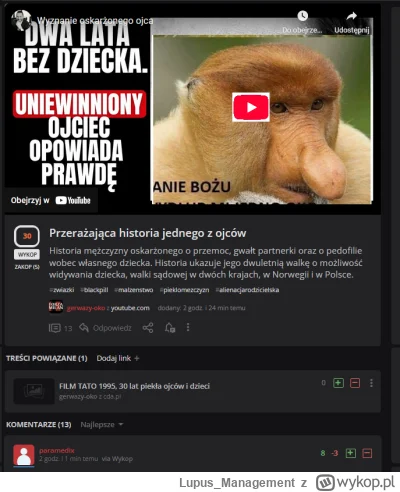 Lupus_Management - #konkursnanajbardziejgownianymemznosaczem 

Łojciec oskarżon niesł...