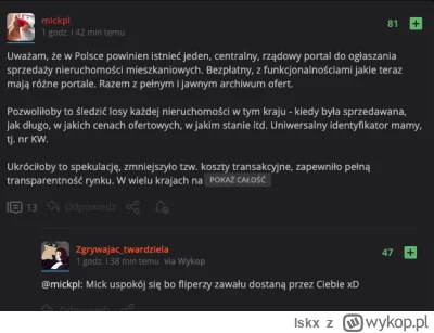 lskx - #nieruchomosci
Obserwuje tag, nie udzielałem się na nim, bo zwykle już napisał...