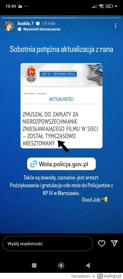 Guruzierec - #budda https://wola.policja.gov.pl/r4/aktualnosci/130295,Zmuszal-do-zapl...