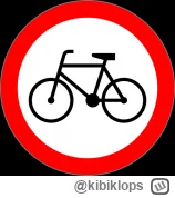 kibiklops - >w jaki sposób według was to oznakować, żeby rowerzysta łaskawie zjechał ...