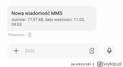 jacekmrski - Nowy telefon, android 13, nie moge pobrac mmsów, cały czas wisi tylko in...