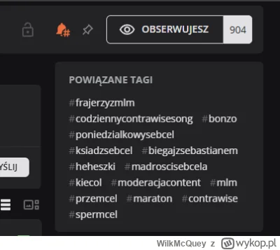WilkMcQuey - #listaobecnosci 

#sebcel 900+ bambusów 
Gratulacje należą wam się wszys...