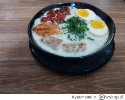 Kyuumeitai - #ramen #gotujzwykopem 
Moje eksperymenty z ramenem. chciałem zrobić jak ...