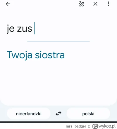 mrs_badger - @TroglodytaGerwazy owoc żywota twojego "twoja siostra" ᶘᵒᴥᵒᶅ