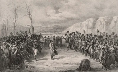 Loskamilos1 - Napoleon powracający z Elby 6 marca 1815 roku, Hippolyte Bellange, dzie...