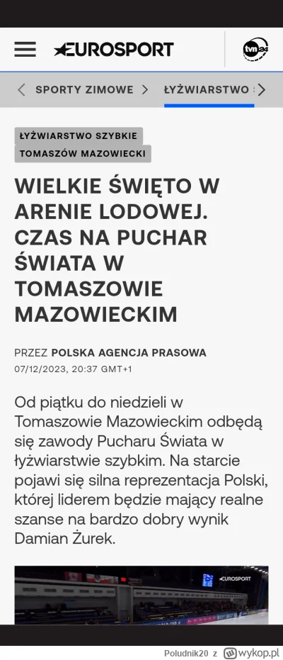 Poludnik20 - #tomaszowmazowiecki #lodzkie #polska #sport #zima