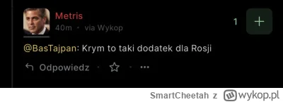 SmartCheetah - @Metris: To jak w końcu