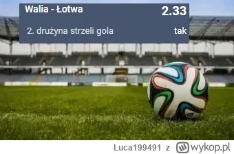 Luca199491 - PROPOZYCJA 28.03.2023
Spotkanie: Walia - Łotwa
Bukmacher: STS
Typ: gol Ł...