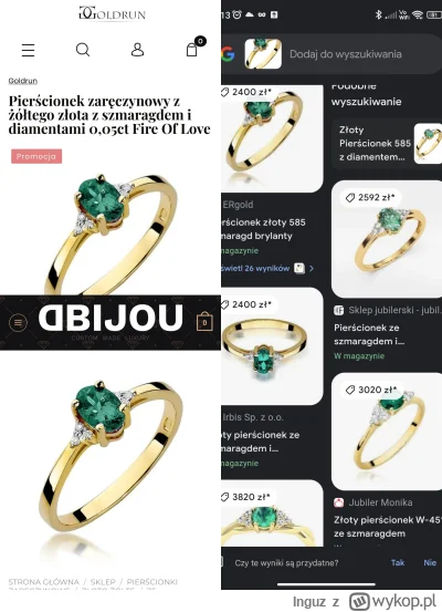 Inguz - Przeglądam sobie różne pierścionki i na wielu stronach z biżuterią/pierścionk...