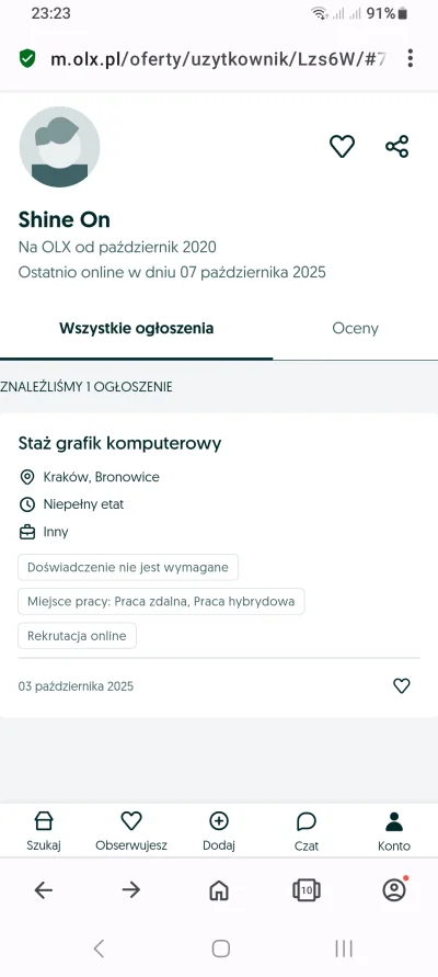 jozef-cebula - Wejdzcie w ogloszenie potem kto je dodal i wyskoczy nazwa shine on. Wy...