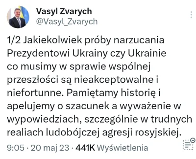 A.....a - Skandaliczne słowa ambasadora Ukrainy w Polsce. Przypominam że wy wszyscy z...