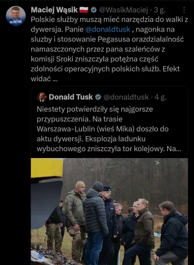 Jabby - Wąsik z tym drugim zapijaczonym degeneratem używali pegasusa do podsłuchiwani...