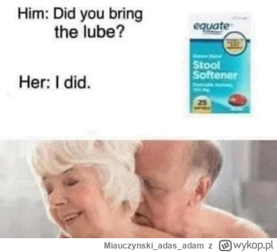 Miauczynskiadasadam - @SlepyBazant: skoro taka okazja sie trafia to nie zapomnij prze...