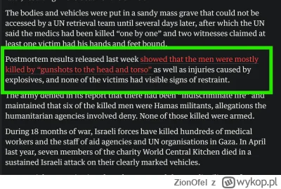 ZionOfel - Pamiętacie fake news na Wykopie o ośmiu ratownikach medycznych PRCS, sześc...