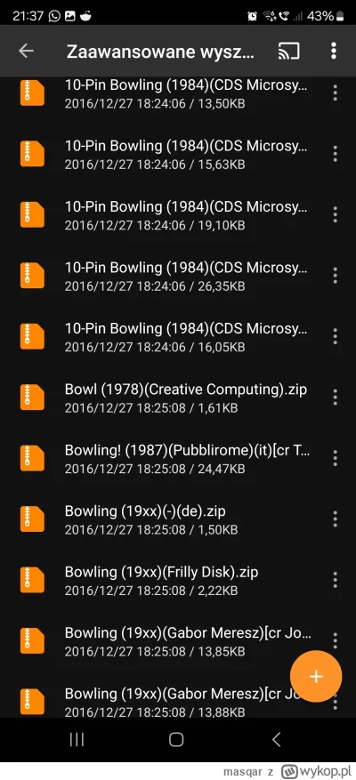masqar - To może być gra: Hyper Bowl, Super Bowl, Bowling,

edit: znalazłem. Jest na ...