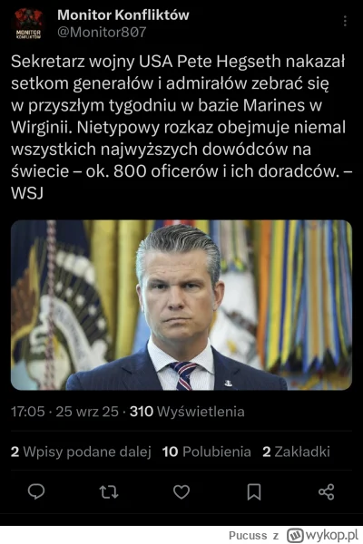 Pucuss - Coś jest smażone za kulisami
#ukraina #usa #europa #rosja #wojna #chiny