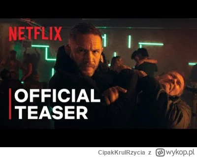CipakKrulRzycia - #netflix #film 
"Chaos" z Tomem Hardy
Jak ktoś lubi Cyberpunka, Max...