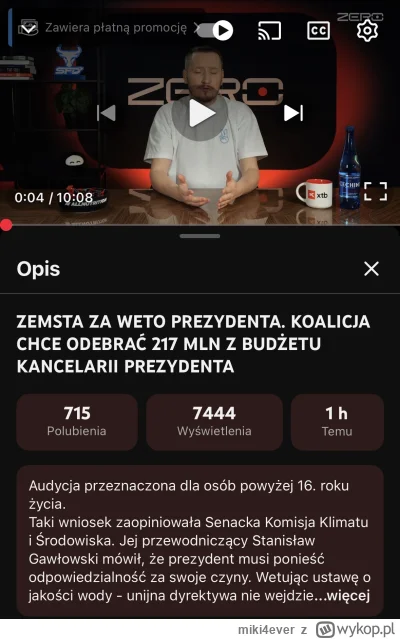 miki4ever - #kanalzero #polityka 

Tuba partyjna PiS w obronie pieniążków. No Ziobro ...