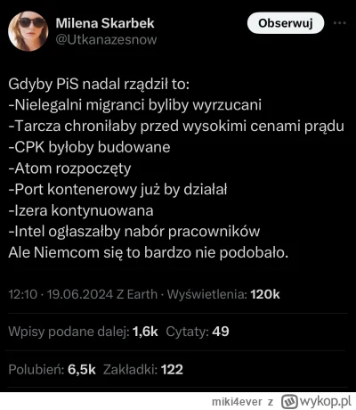 miki4ever - #bekazpisu #polityka #wybory #sejm

Dla tego kraju nie ma ratunku. Ponad ...