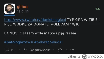 githus - #famemma byłem pierwszy, niestety XD