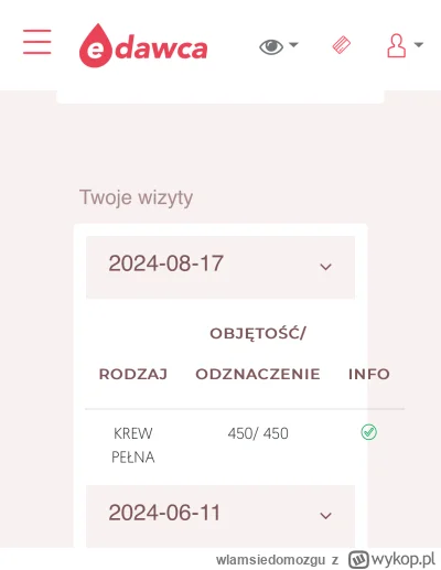 wlamsiedomozgu - 49 045 - 450 = 48 595
Data donacji - 20.08.2024
Rodzaj donacji - kre...