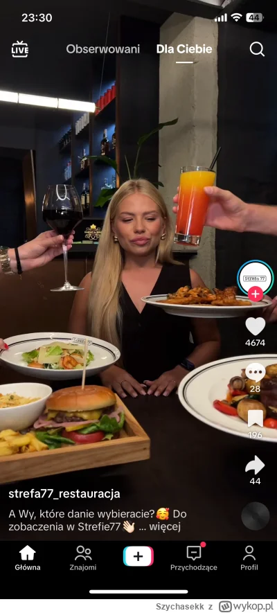 Szychasekk - #budda ciekawe jakie danie wybierze Grażynka w ZK