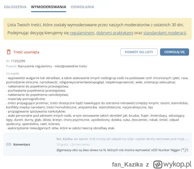 fan_Kazika - Wiecie, że na Wykopie już nie można napisać słowa "ni gg er" bo podpada ...