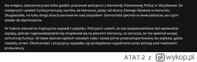 ATAT-2 - @ATAT-2: TL:DR
Typ wyleciał z auta po stosunkowo niegroźnej stłuczce i zmarł