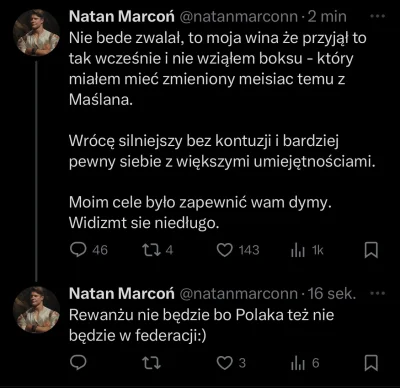 Ciokovskyyy - No i swój cel najważniejszy spełniłeś, walka była dodatkiem. 
#famemma