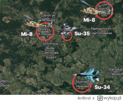 ArtBrut - #rosja #wojna #ukraina #wojsko #samoloty

4- Mi-8 w Klincach
3- Mi-8 w rejo...