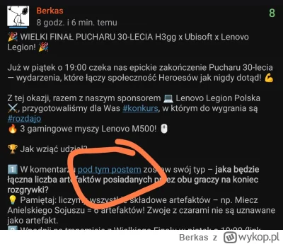 Berkas - @Czerwonyalimenciarz to może wypok się stawia https://www.facebook.com/h3ggg...