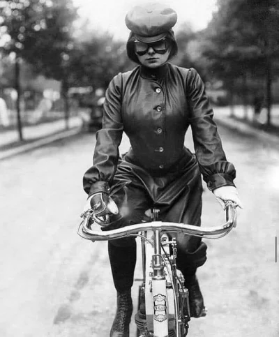 jan-koper - #ladnapani #rower #ubranienarower #bicycle #francja #1905