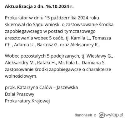danoneek - Czyli jednak Grażynka też na 3 miesiące ma iść siedzieć. Kim jest Adam? Al...