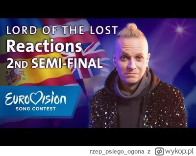 rzeppsiegoogona - #eurowizja Chris Harms z Lord of the Lost nagrał swoją reakcje na i...